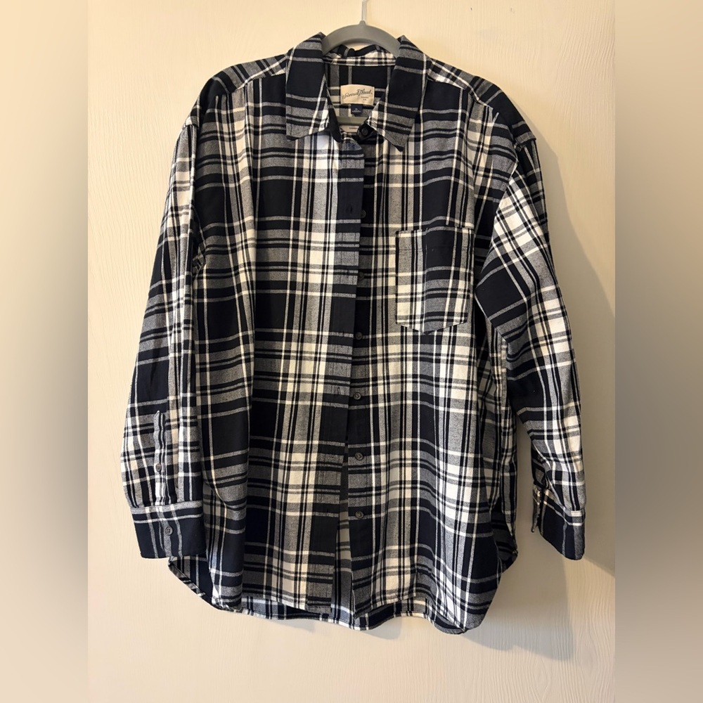 Black and white flannel